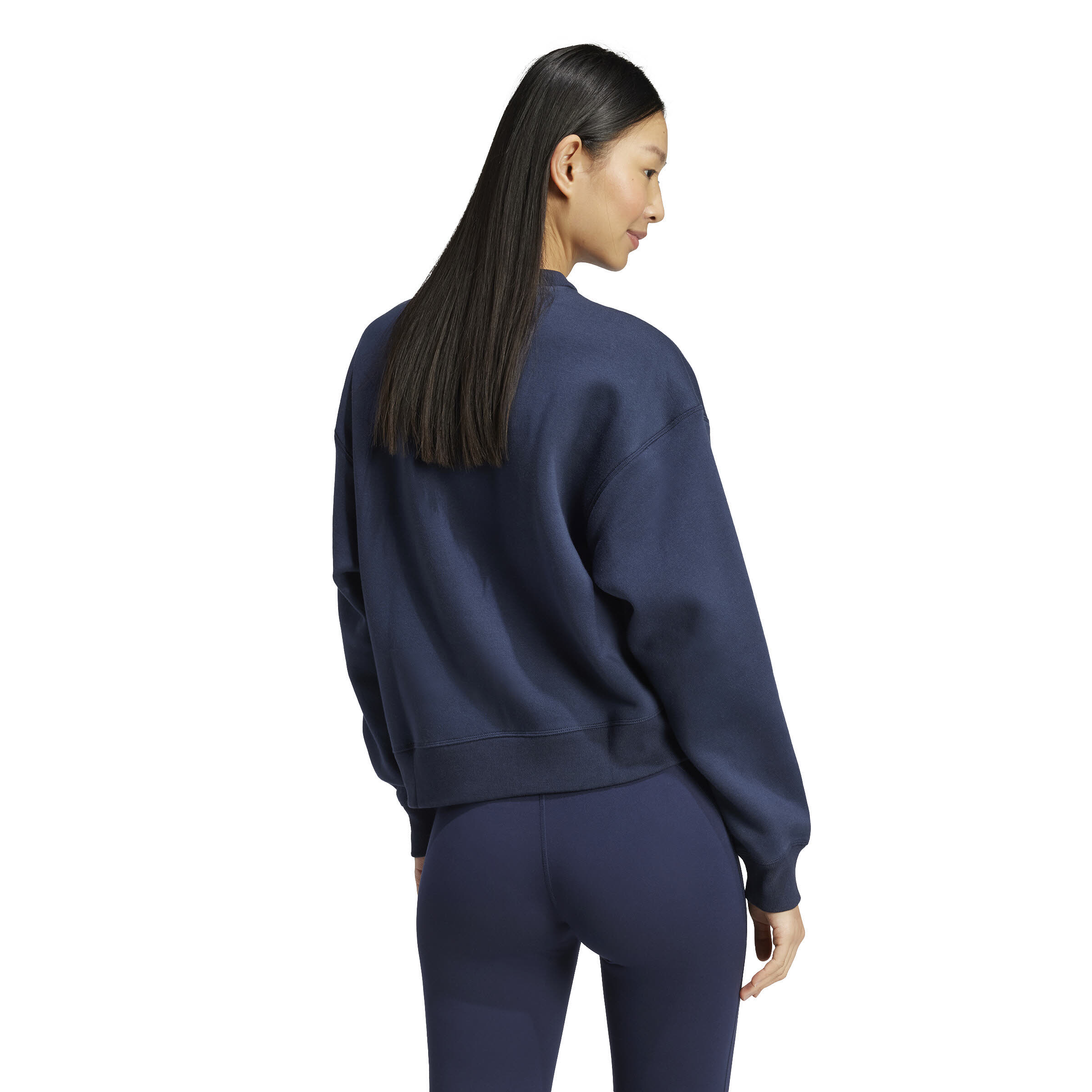 adidas BLUV Q3 Sweater Pullover Damen dunkelblau