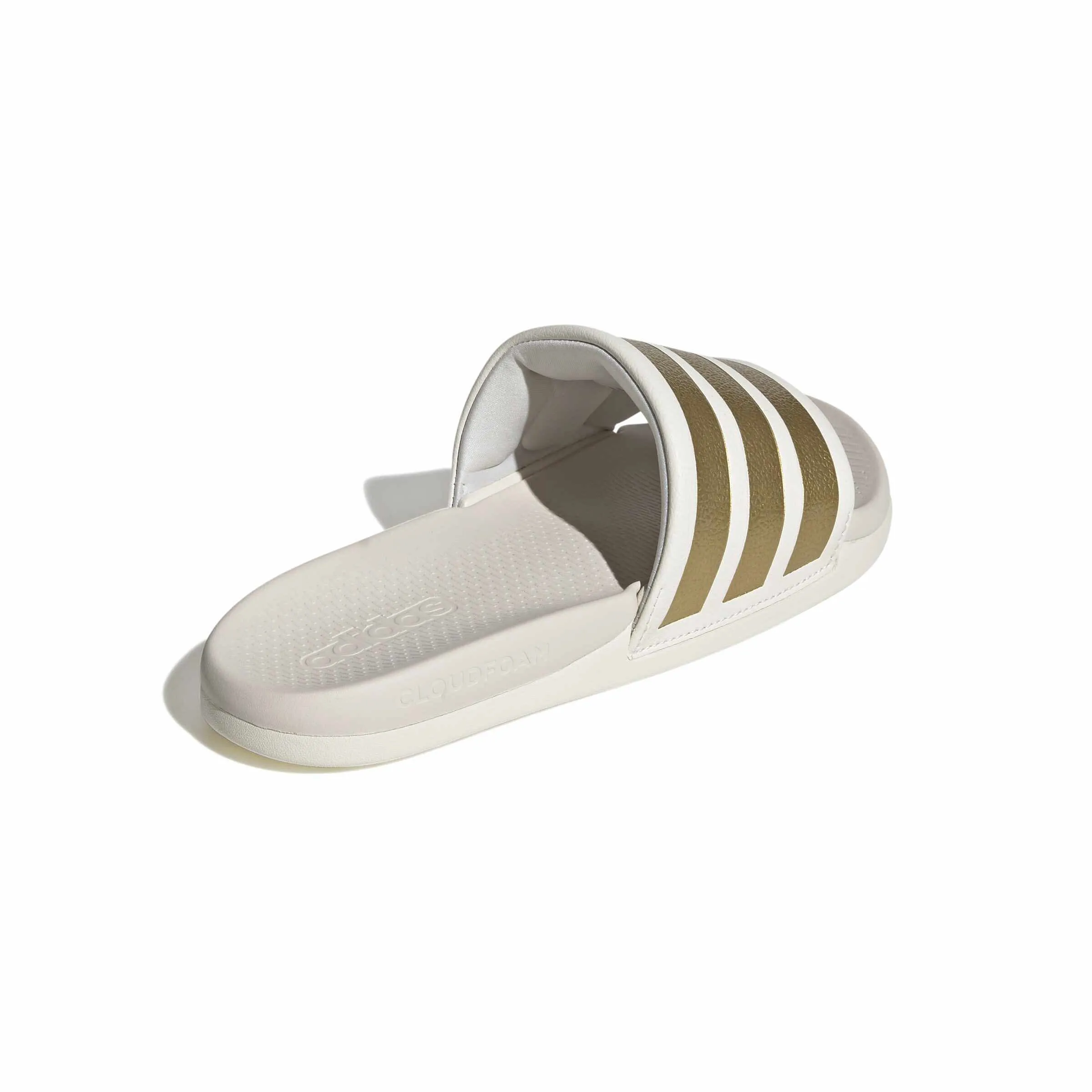 adidas ADILETTE COMFORT 2.0 Damen Badelatschen weiß/gold