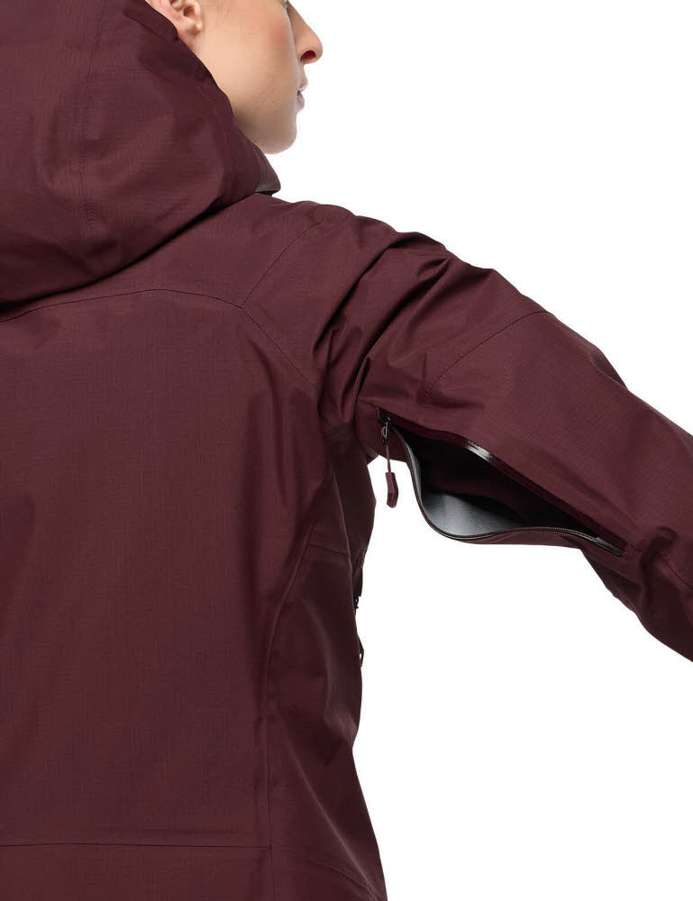 VAUDE Monviso 3L Jacket Damen Skijacke rot