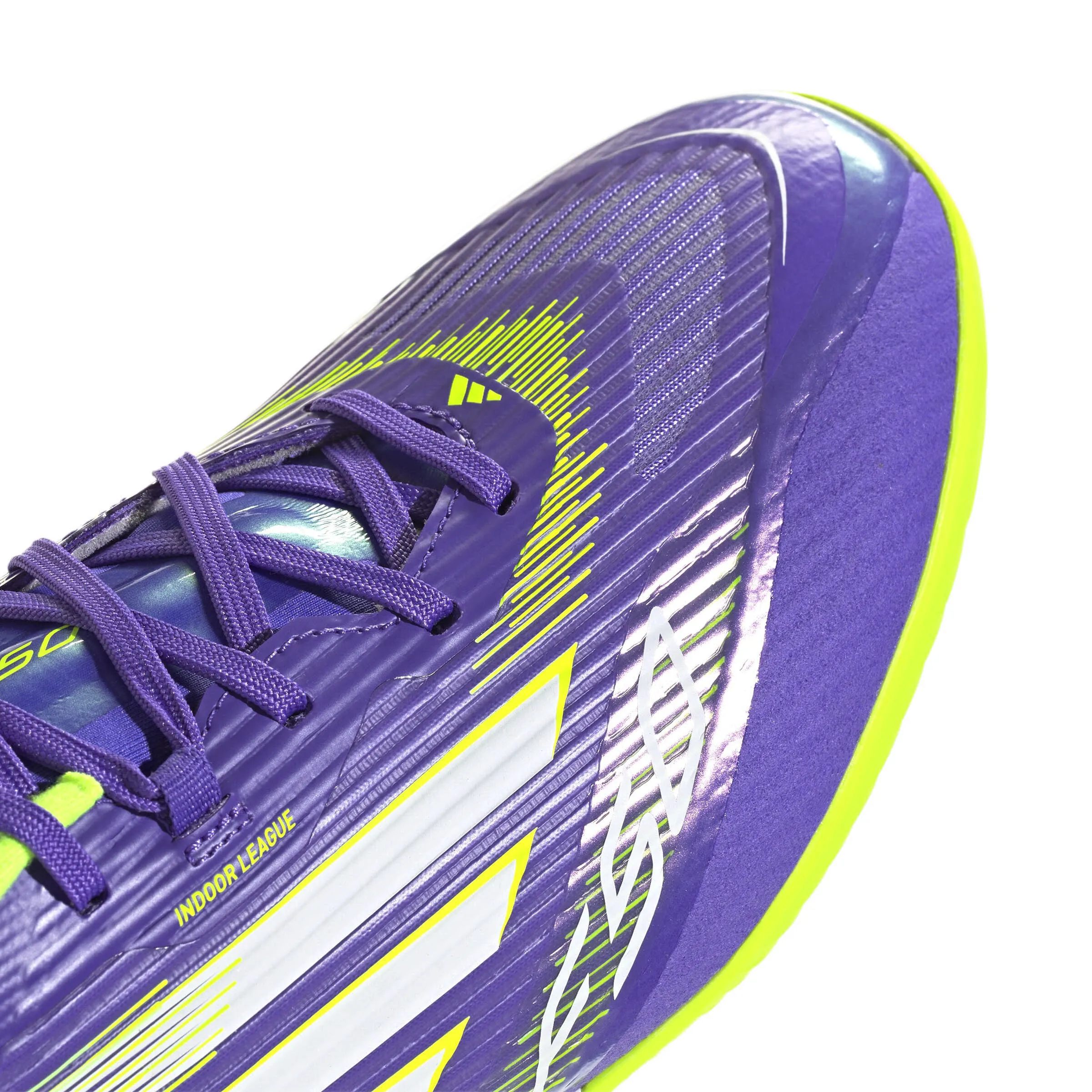 adidas F50 LEAGUE IN Unisex Fußballschuhe Hallenschuhe purrus/ftwwht/luclem