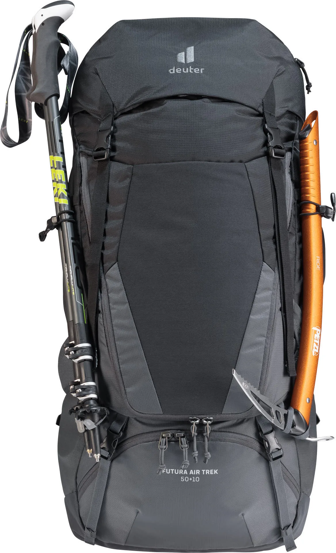 Deuter Futura Air Trek 50 + 10 Unisex Wanderrucksack Trekkingrucksack black/graphite NEU