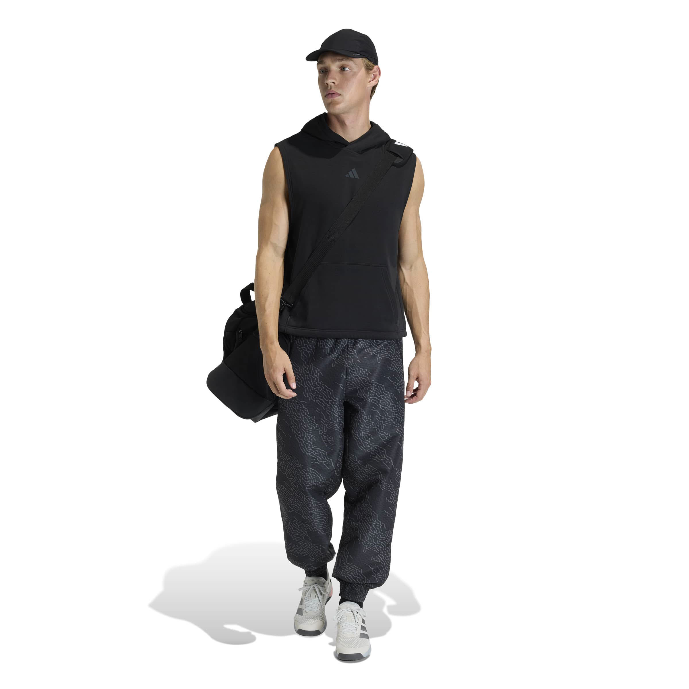 adidas PrimeLift Workout Hoodie Herren Tanktop schwarz