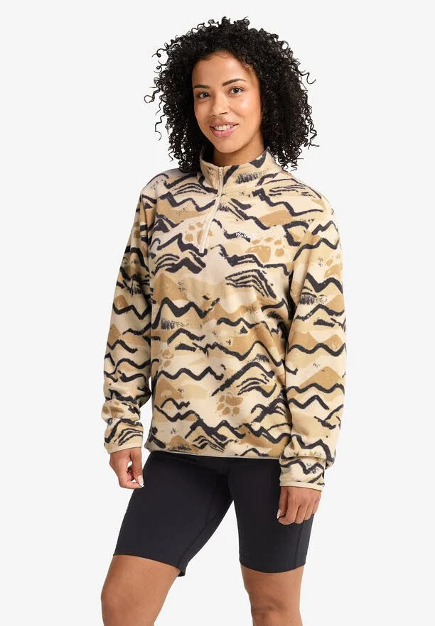 Jack Wolfskin Paw Era 100 Print Hz Damen Fleecepullover braun