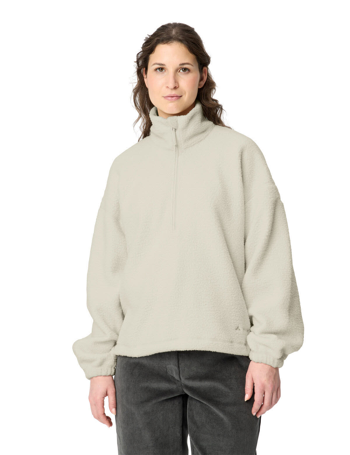 Vaude Najun HZ Damen Fleecepullover ecru