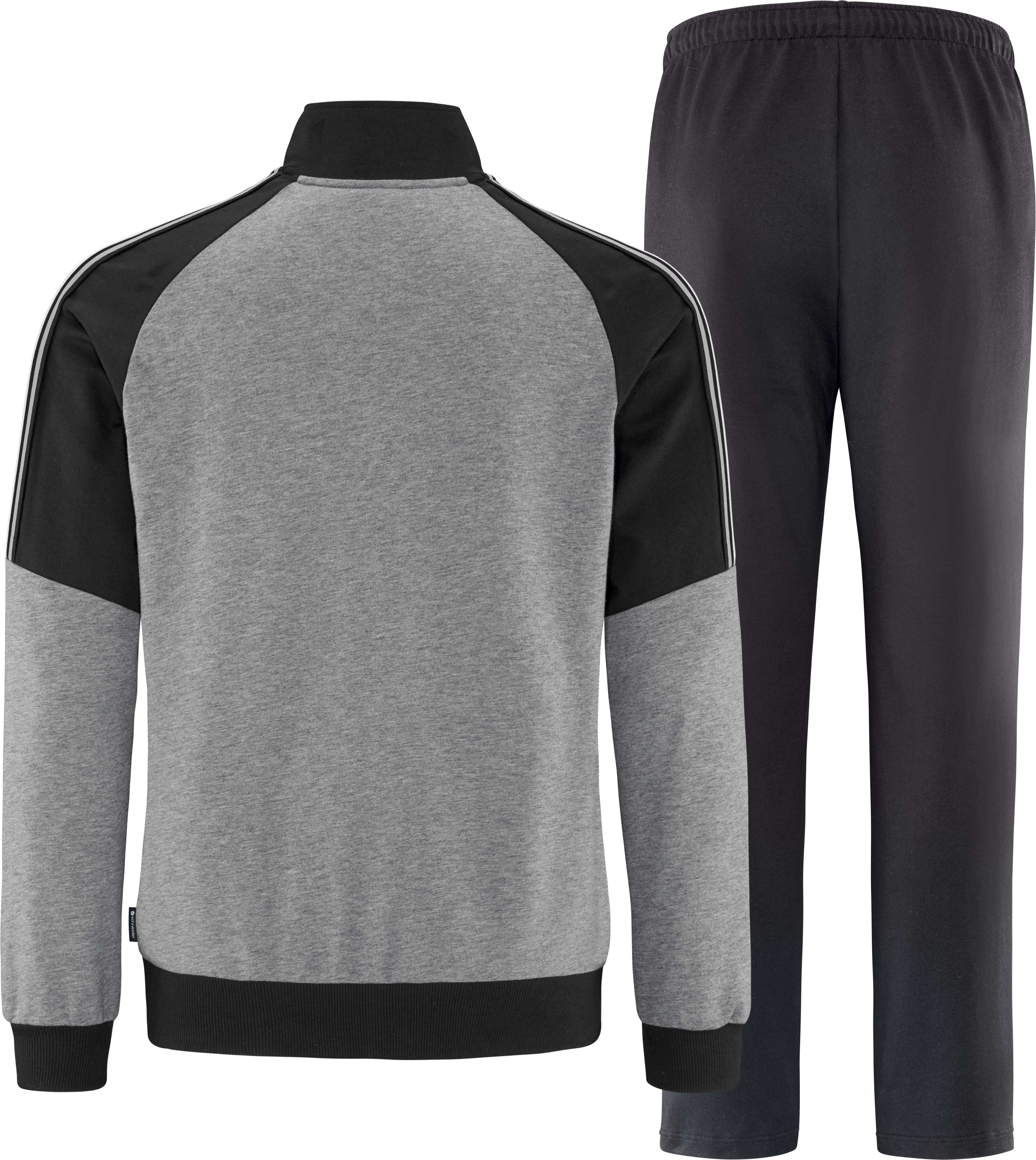 Schneider Flynnm-Anzug Herren Trainingsanzug Jogginganzug grau