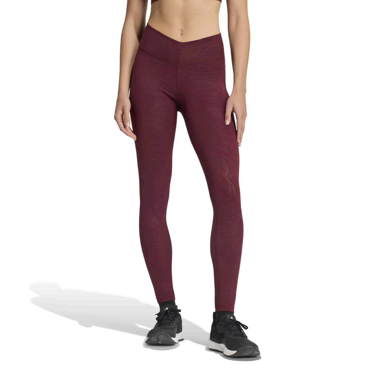 Adidas All Me Essentials Graphic Dame Leggings Sporthose rot