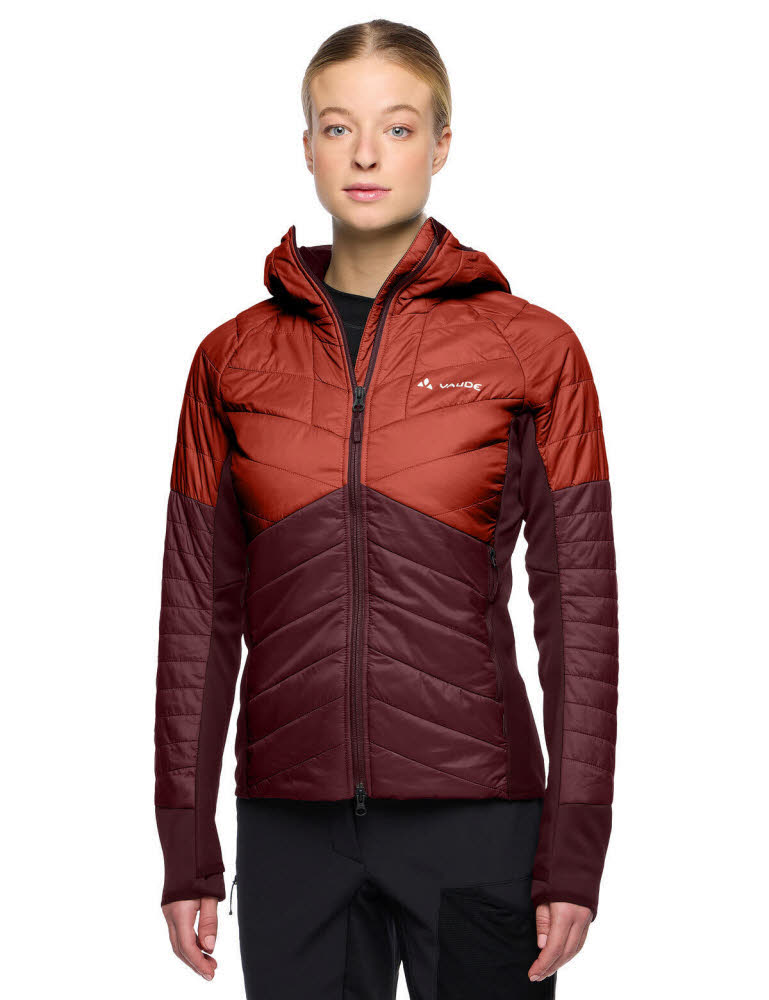 VAUDE Sesvenna Jacket IV leichte Daunenjacke Outdoorjacke Damen rot