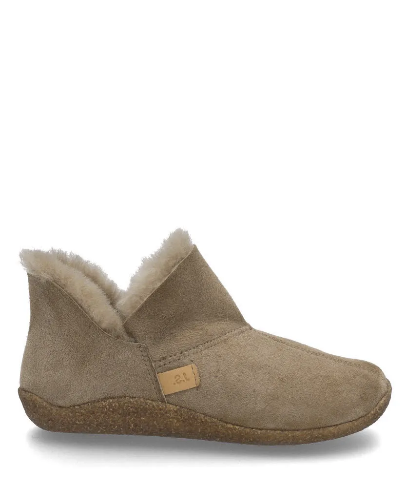 Josef Seibel Vinny 07 Damen Hausschuhe Filzschuhe beige