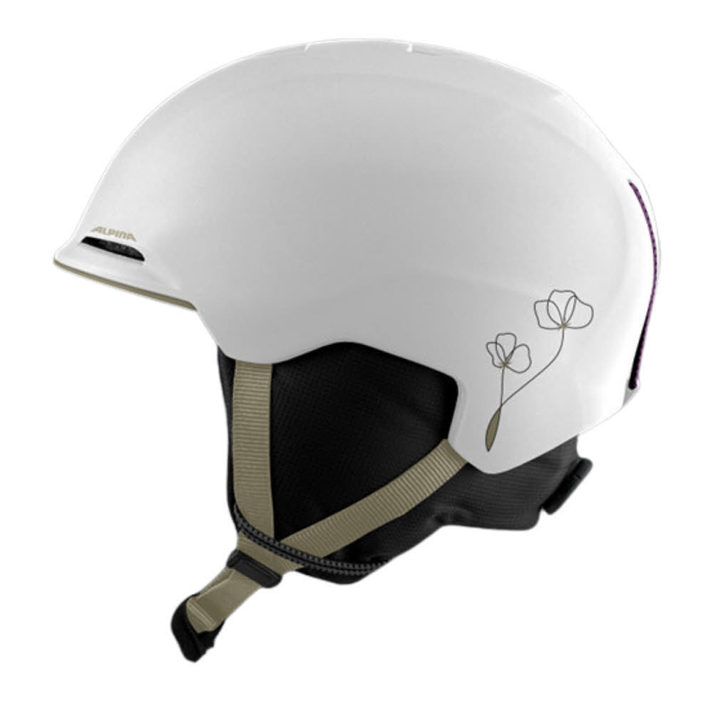 Alpina CARNIA Damen Skihelm Snowboardhelm white-prosecco matt