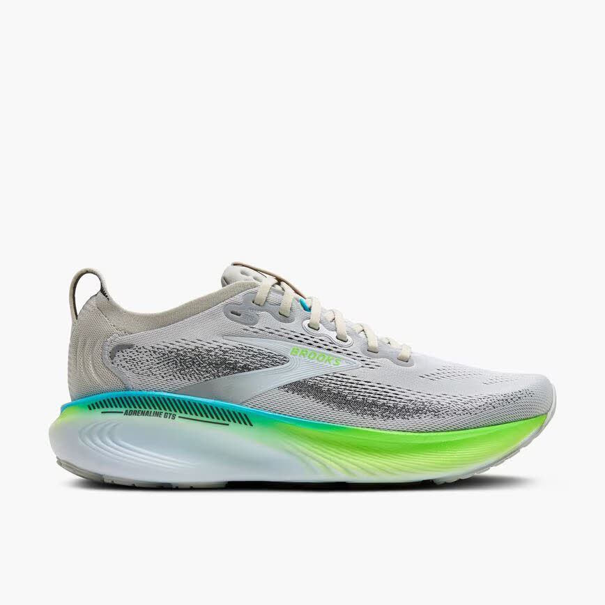 Brooks Adrenaline GTS 25 Herren Laufschuh Joggingschuhe weiß/grün