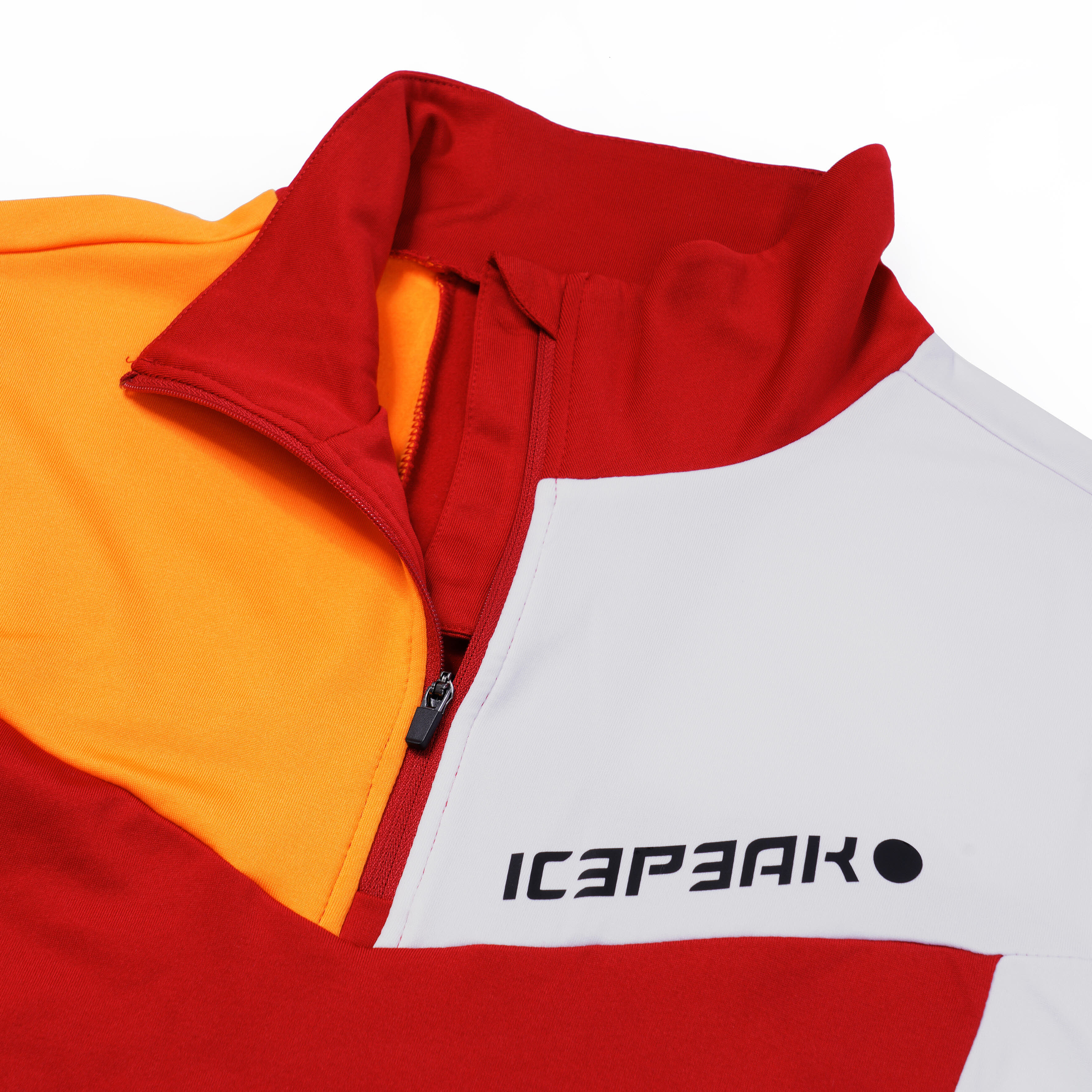 Icepeak Freising Damen Rollkragenshirt Skirolli Half-Zip rot