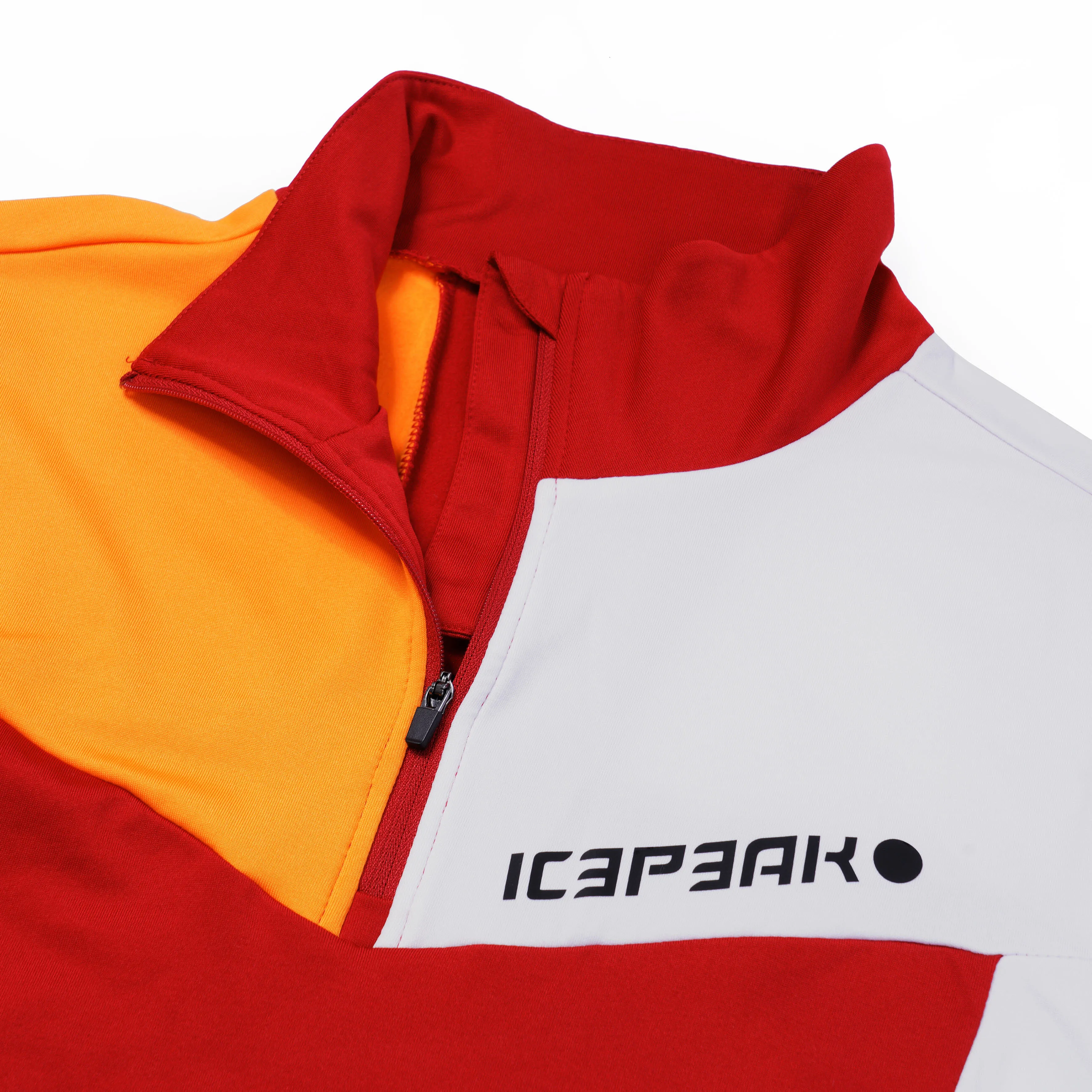 Icepeak Freising Damen Rollkragenshirt Skirolli Half-Zip rot