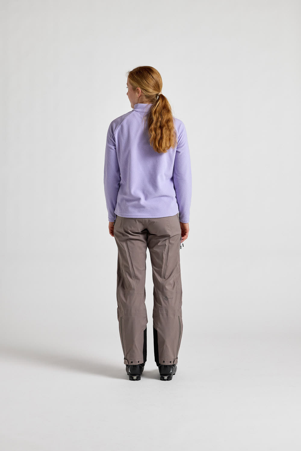 Maloja VangaM Printed Damen Midlayer Fleccepullover lila