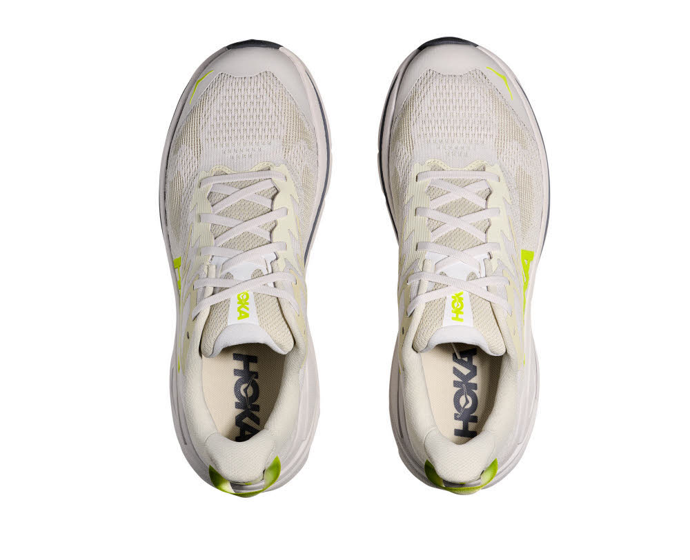 Hoka Challenger 8 Herren Laufschuhe Trailrunningschuhe white/neon hoka citrus