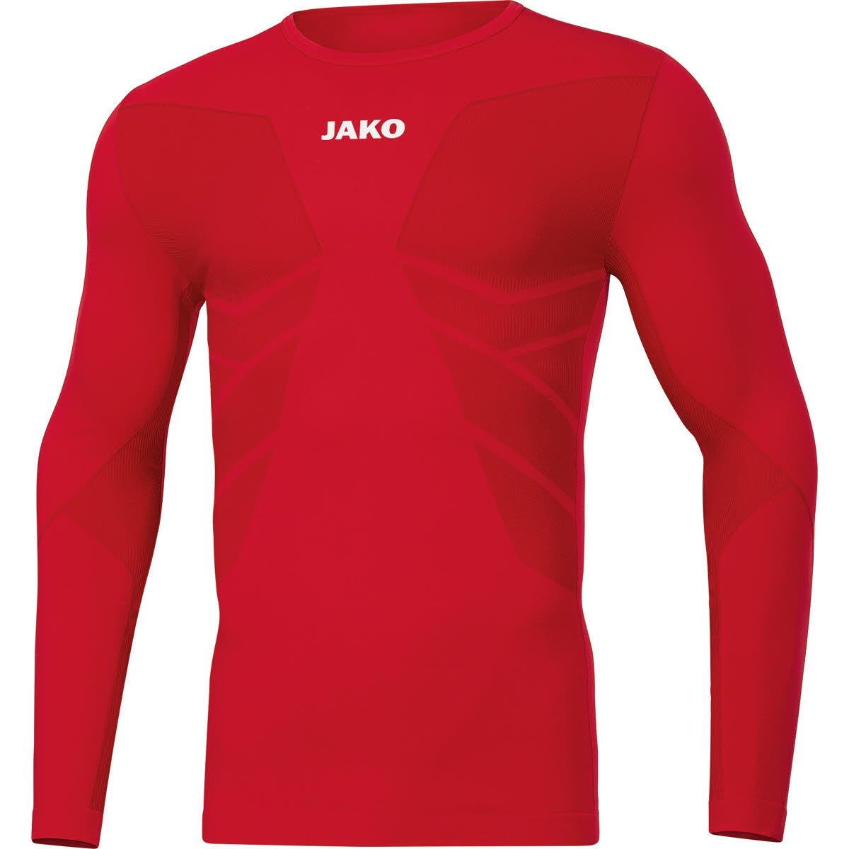JAKO COMFORT 2.0 Longsleeve Herren Langarmshirt Unterziehshirt rot
