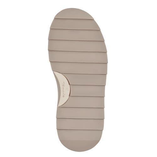 Tamaris Damen Boots Stiefelette Slipper gefüttert beige gold