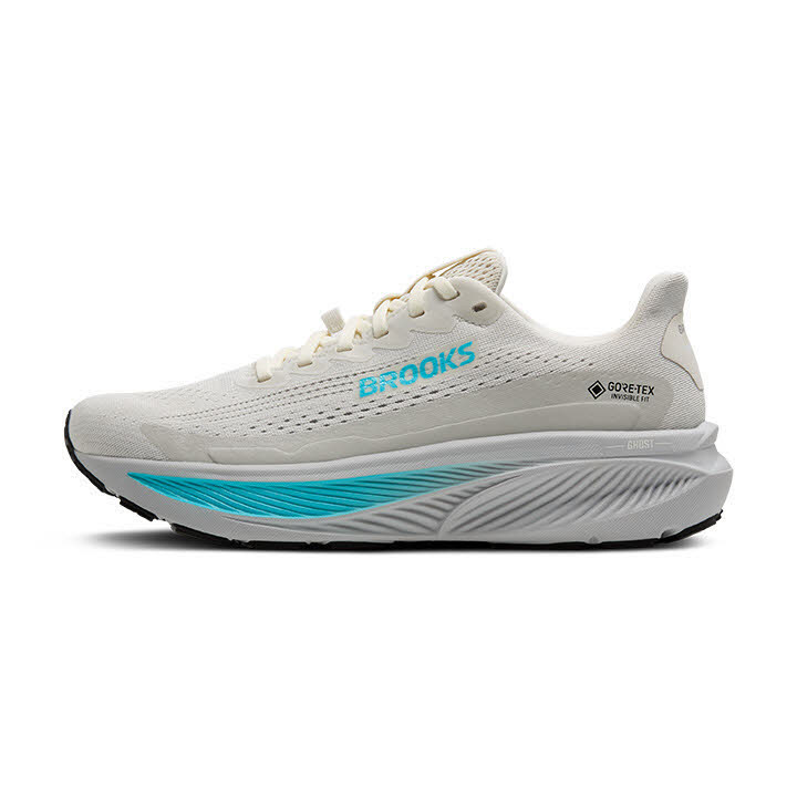 Brooks Ghost 17 GTX Damen Laufschuhe Joggingschuhe coconut/oyster/blue