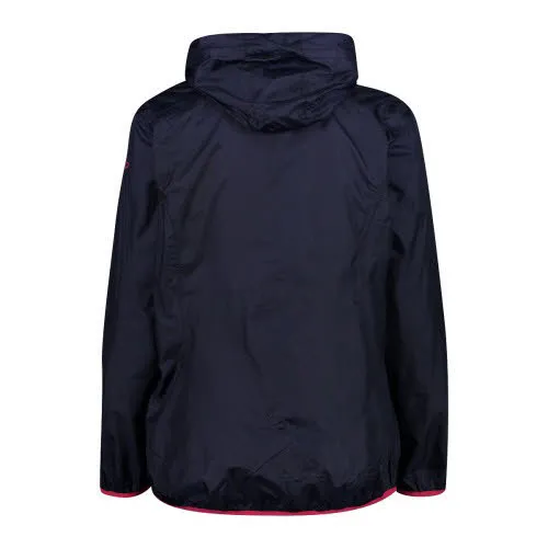 CMP Jacke Fix Hood Regenjacke wasserdicht atmungsaktiv Outdoor Damen blau