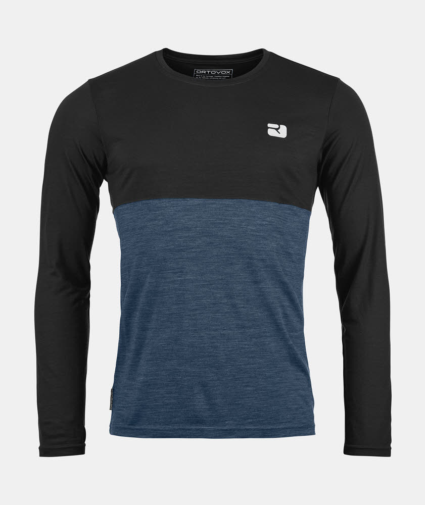 Ortovox 150 COOL LOGO LS M Herren Langarmshirt Longsleeve black raven