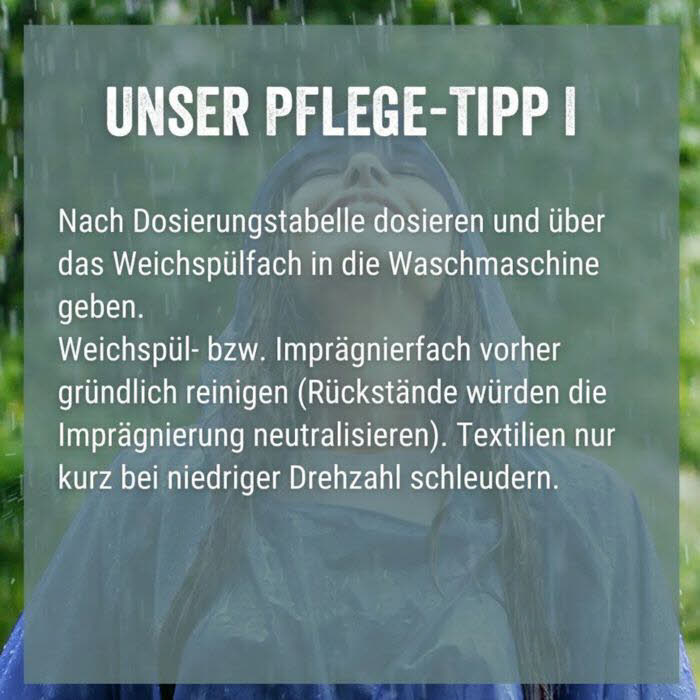 Hey Sport IMPRA WASH-IN Einspül-Imprägnierung für Textilien flourfrei