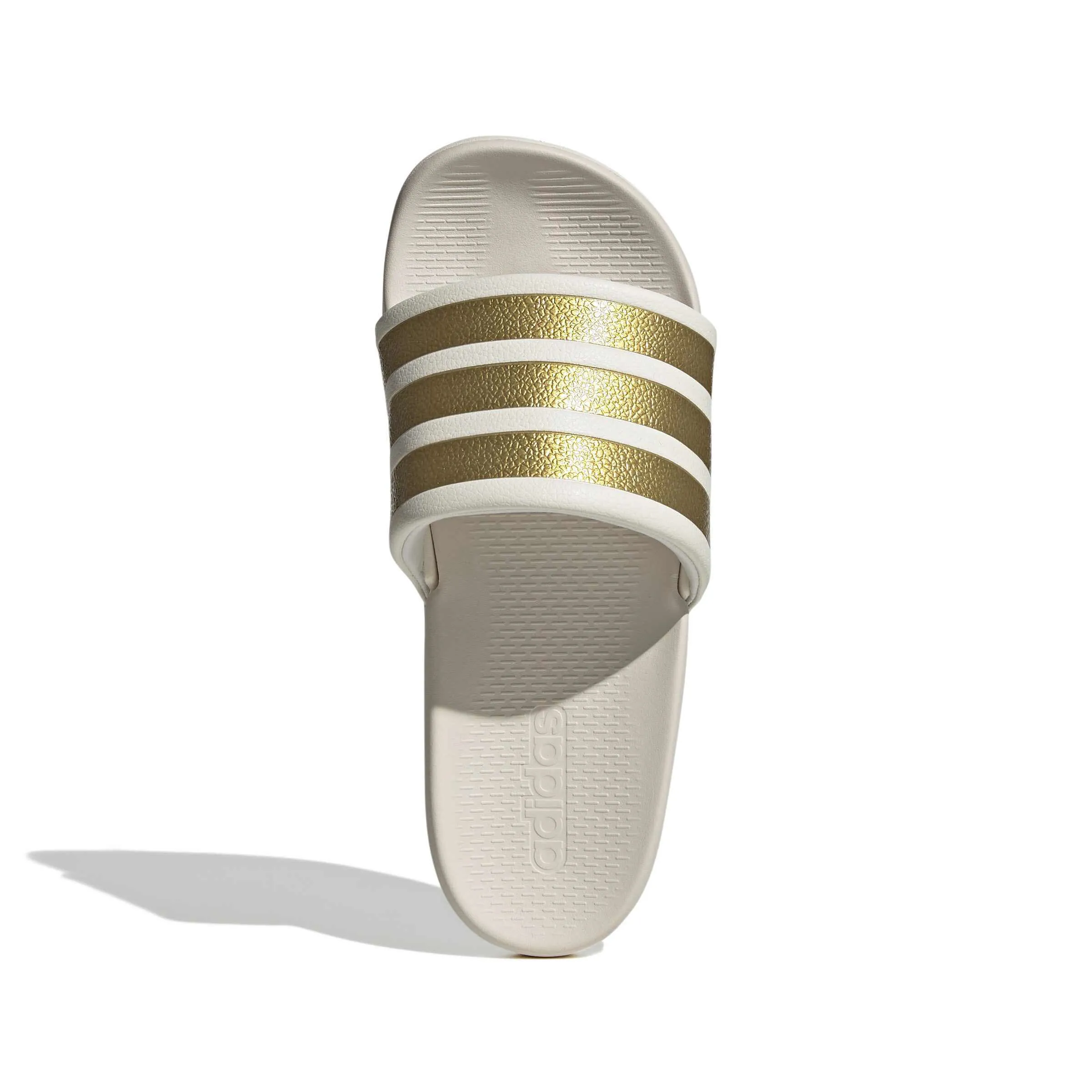 adidas ADILETTE COMFORT 2.0 Damen Badelatschen weiß/gold
