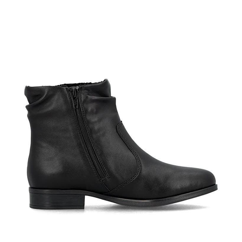 Rieker Damen Stiefeletten Freizeitstiefel schwarz