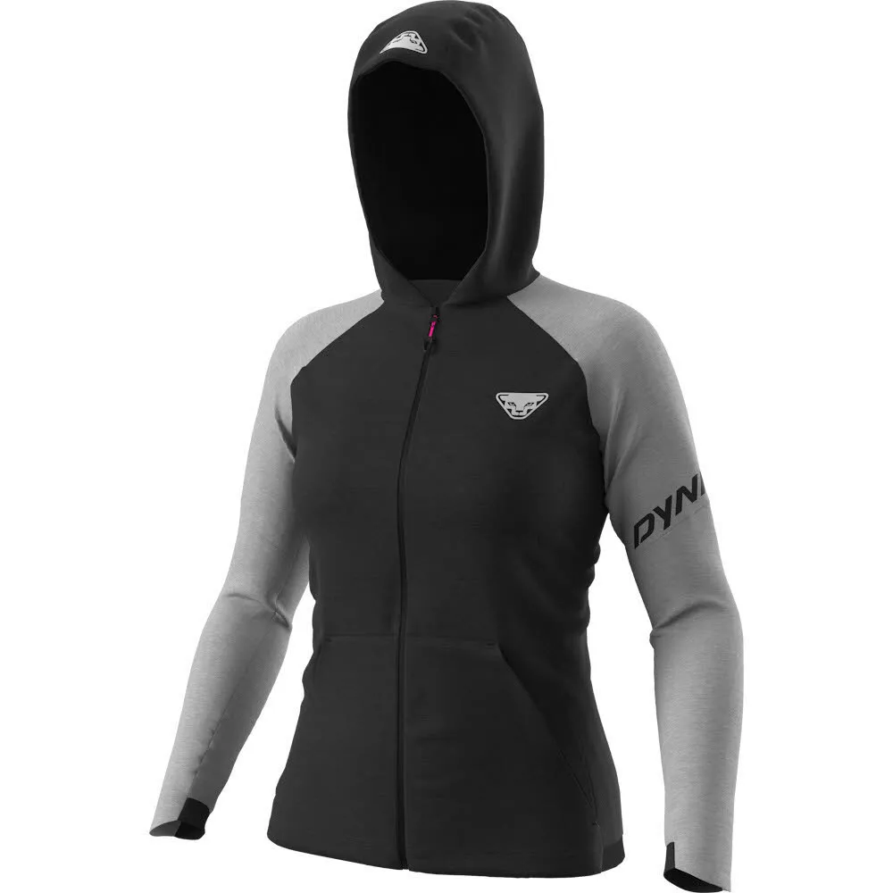 Dynafit 24/7 Polartec® Zip Hoody Damen Skirolli Midlayer alloy