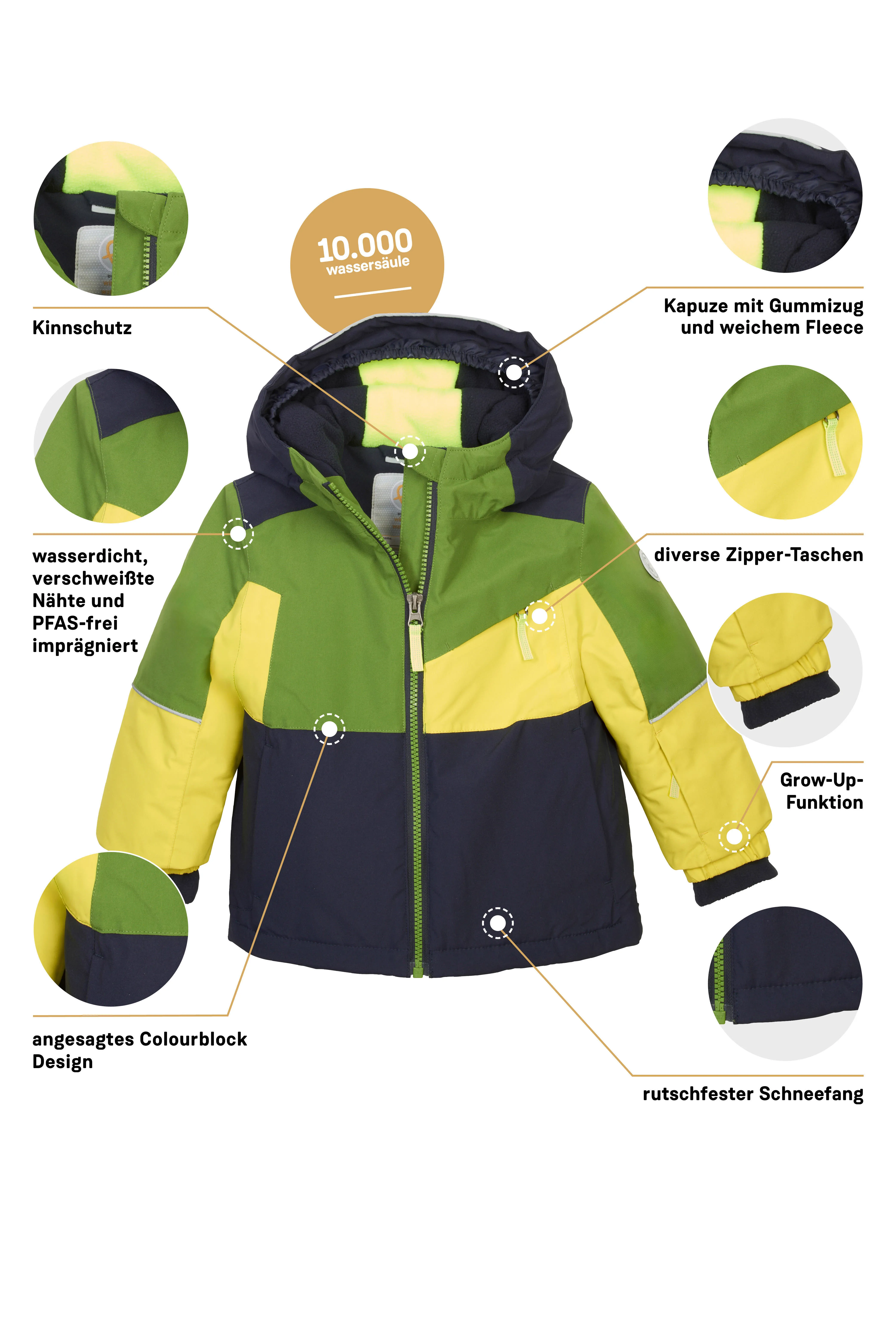 Killtec FisW 42 Skijacke Winterjacke Jungen grün