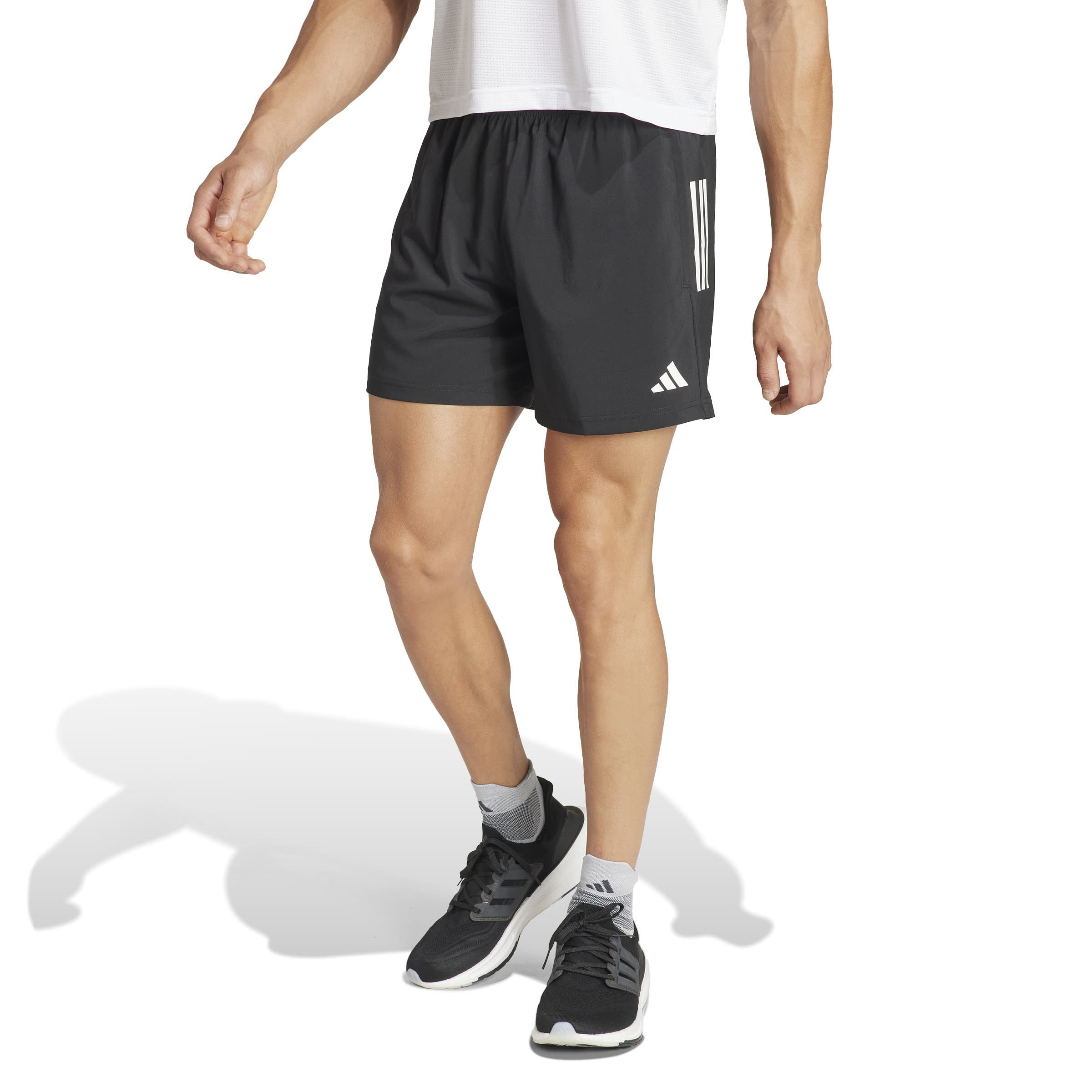 adidas Own The Run Shorts Laufshorts Herren schwarz