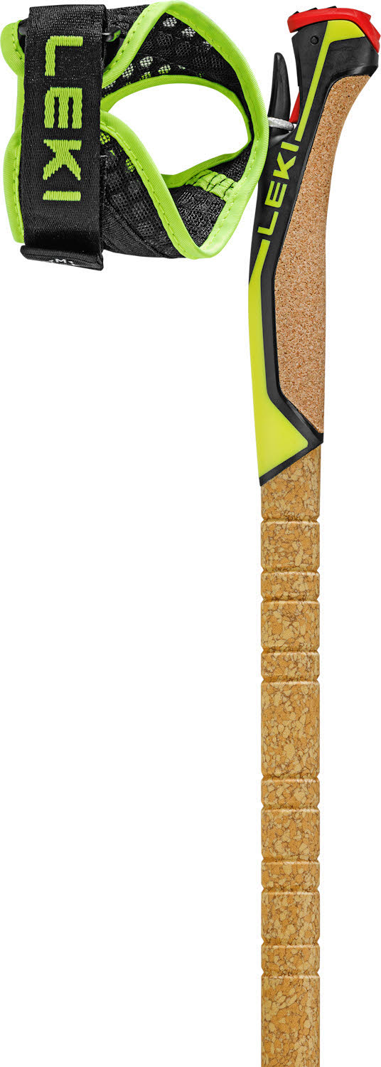 Leki Mezza Vario TR Unisex Skitouren Stöcke verstellbar Vario grau/gelb