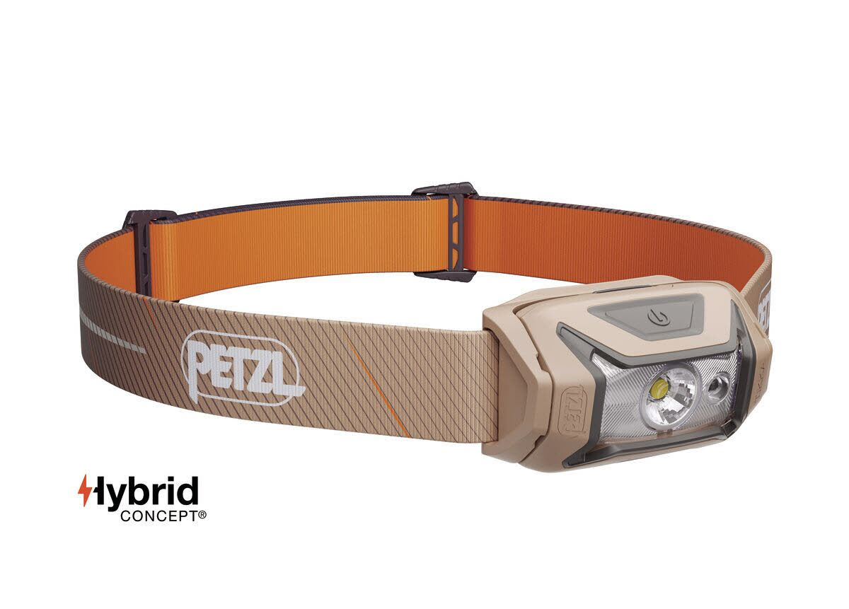 PETZL TIKKA CORE Unisex Stirnlampe 450 Lumen braun