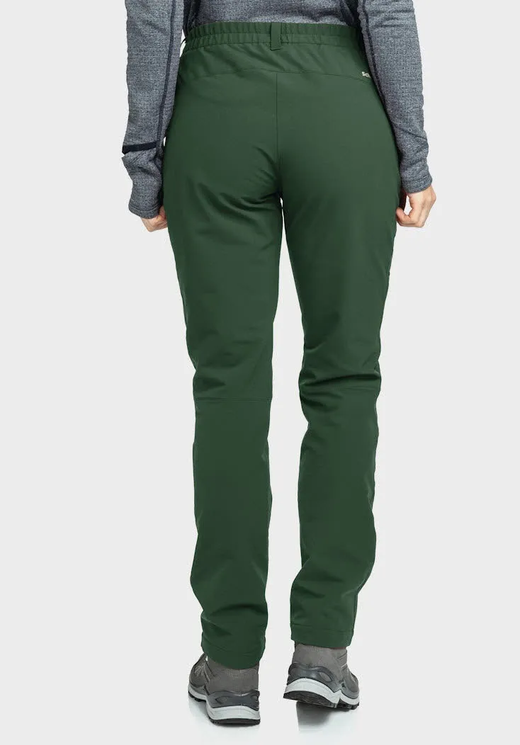 Schöffel Ascona Trekkinghose Wanderhose warm Damen grün