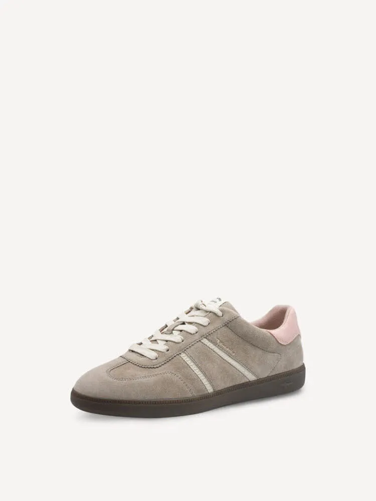 Tamaris Women Lace-up Damen Sneaker Low modisch Schnürschuhe taupe/rose