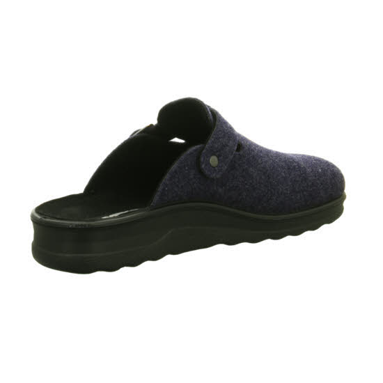 Romika Herren Schlupfschuh Clogs Pantoffel Gefüttert Filzschuhe blau NEU