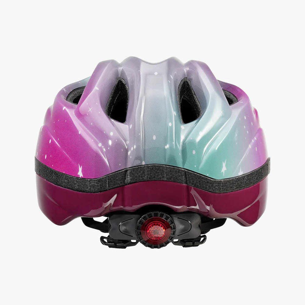 KED MEGGY II TREND Mädchen Fahrradhelm stars pink aqua glossy