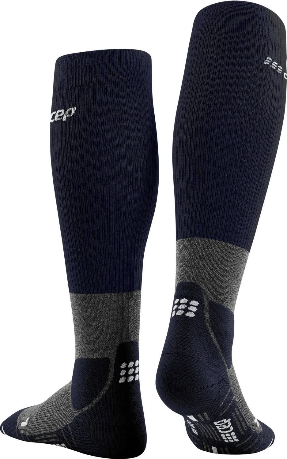 CEP hiking merino socks Herren Wandersocken Trekkingsocken lang peacoat/grey