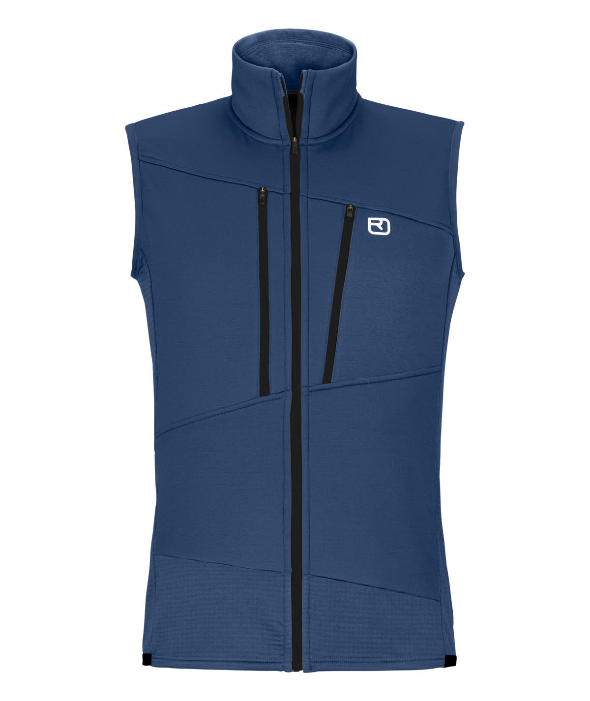 Ortovox Fleece Grid Herren Fleeceweste blau