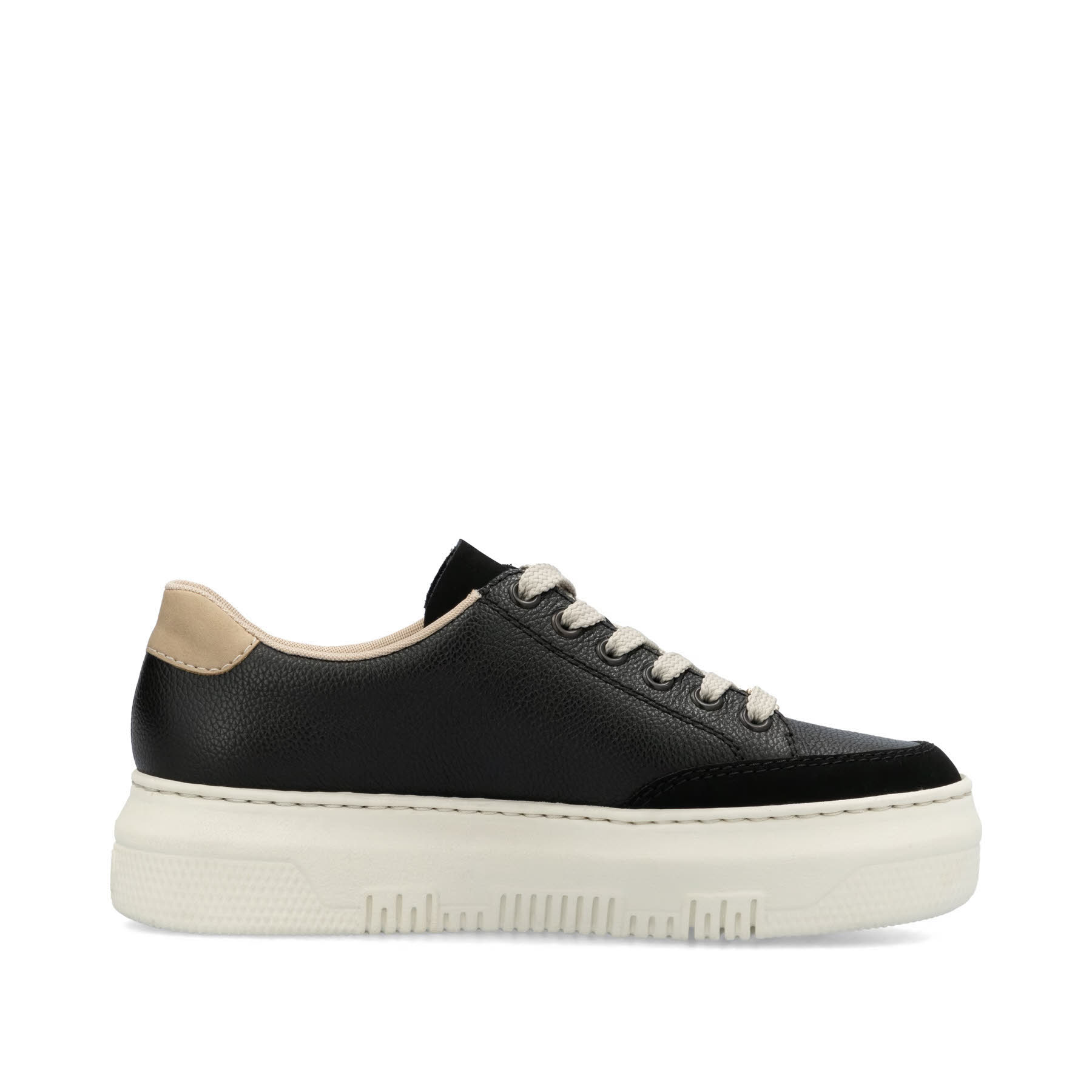Rieker Damen Sneaker Low Schnürer schwarz