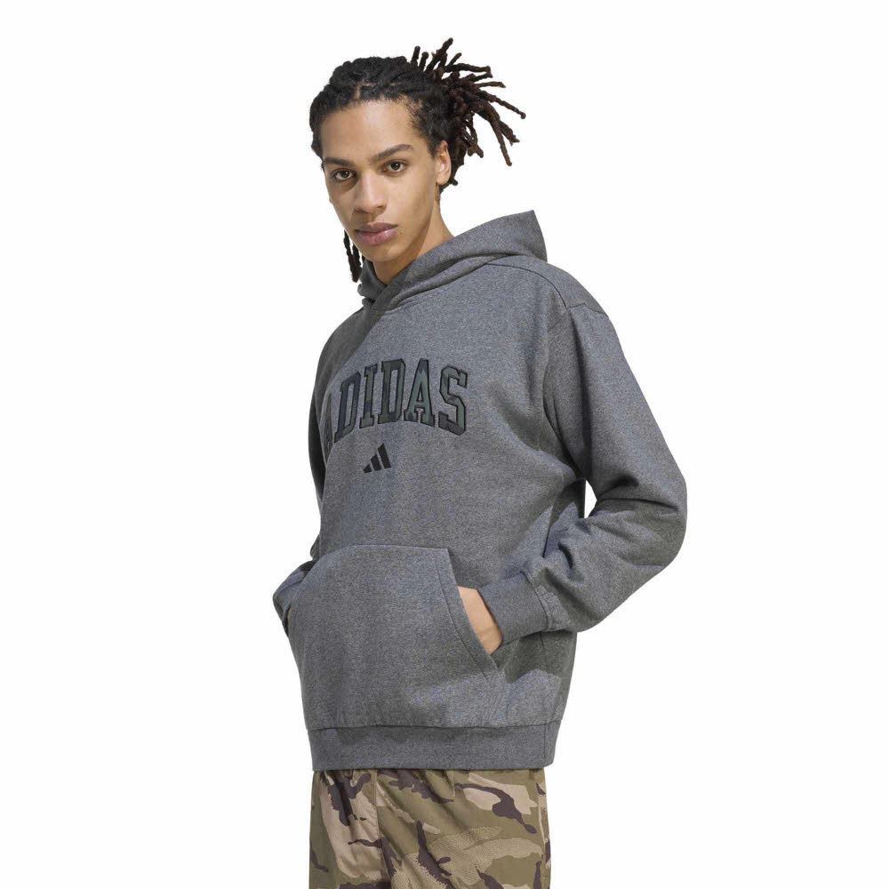adidas CAMO PRINT Herren Hoodie Kapuzenpullover grau