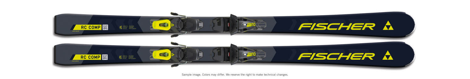 Fischer RC Comp TPR + RS10PR Allroundcarver Ski Fortgeschrittene 24/25 dunkelblau