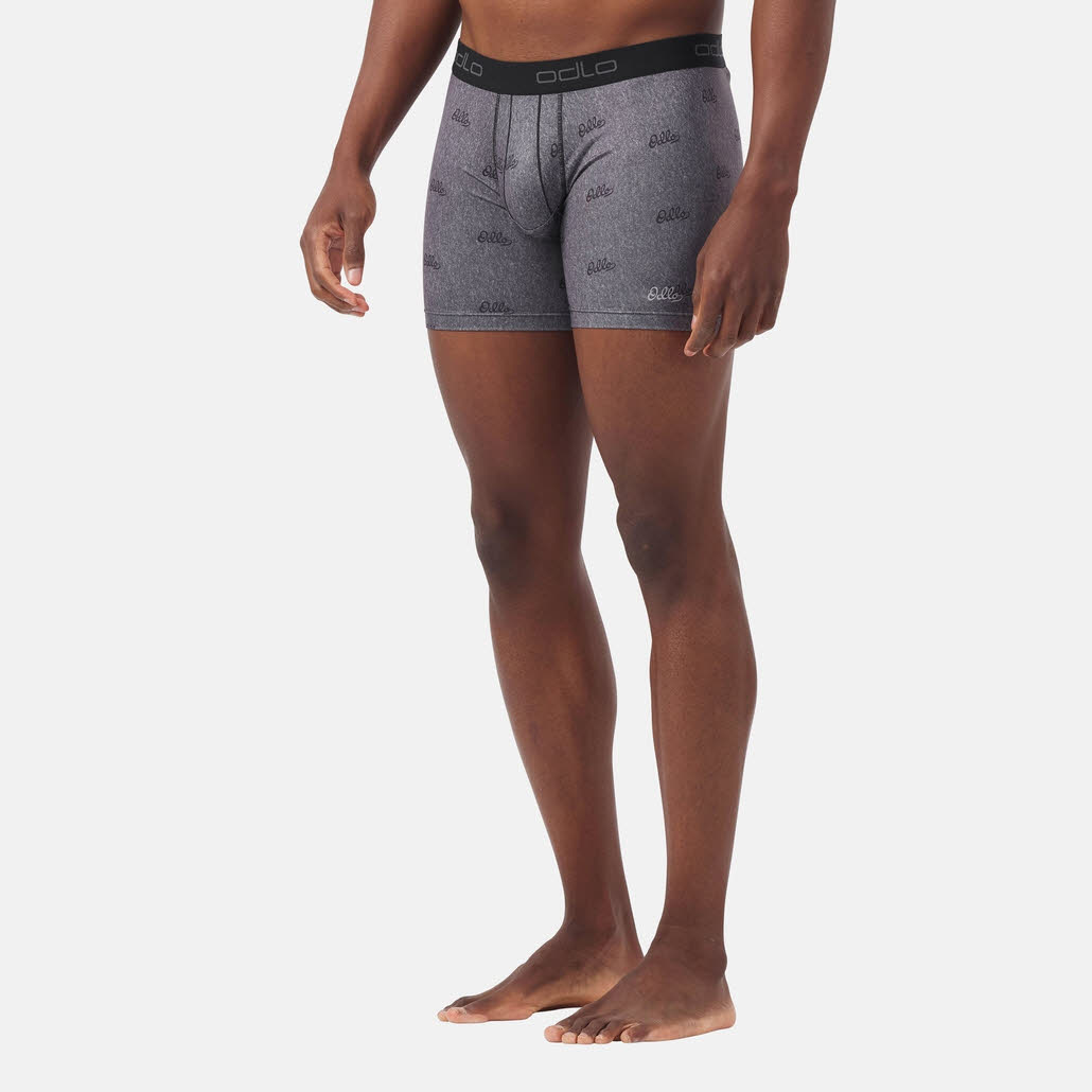 Odlo HE BOXER ACTIVE Herren Unterhose kurz 2er-Pack Sport Freizeit grau NEU