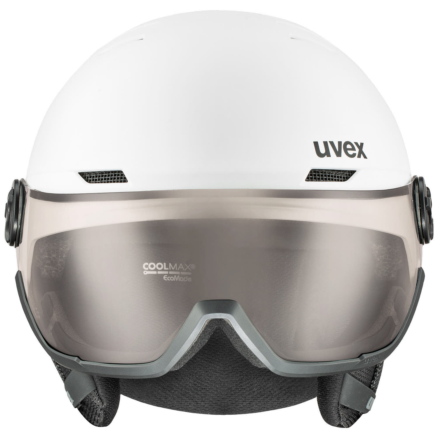 Uvex wanted visor pro V Damen Skihelm Snowboardhelm Visierhelm white matt