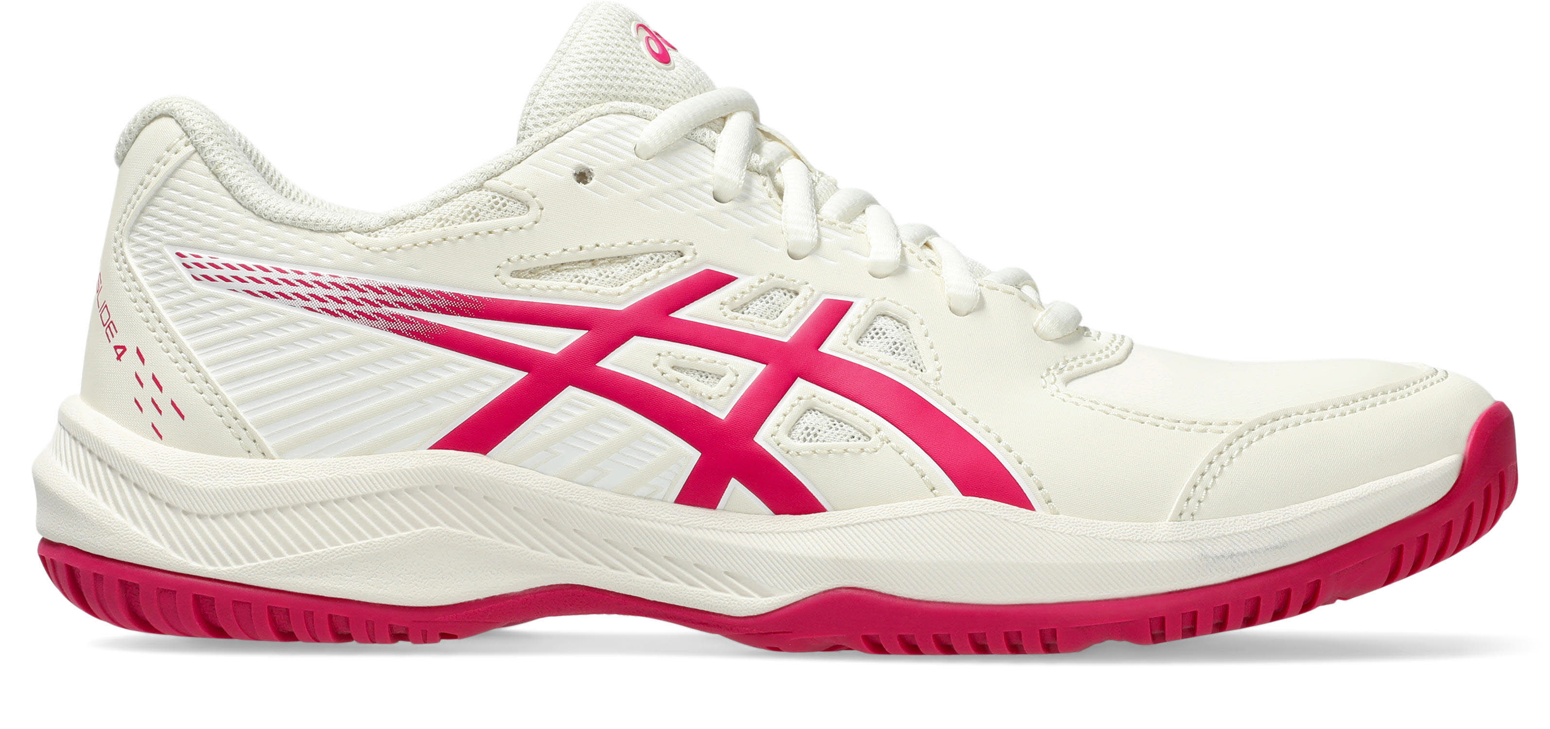 Asics Court Slide 4 Damen Tennisschuhe Sneaker weiß/rosa