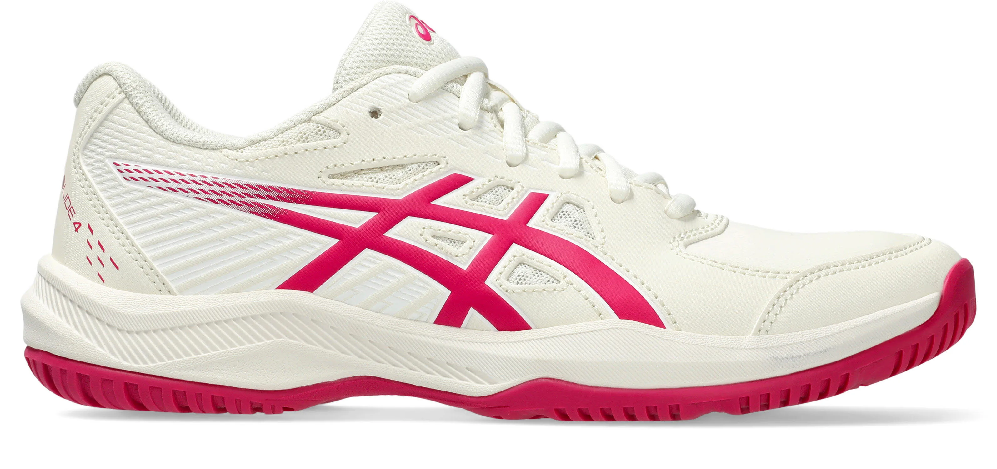 Asics Court Slide 4 Damen Tennisschuhe Sneaker weiß/rosa