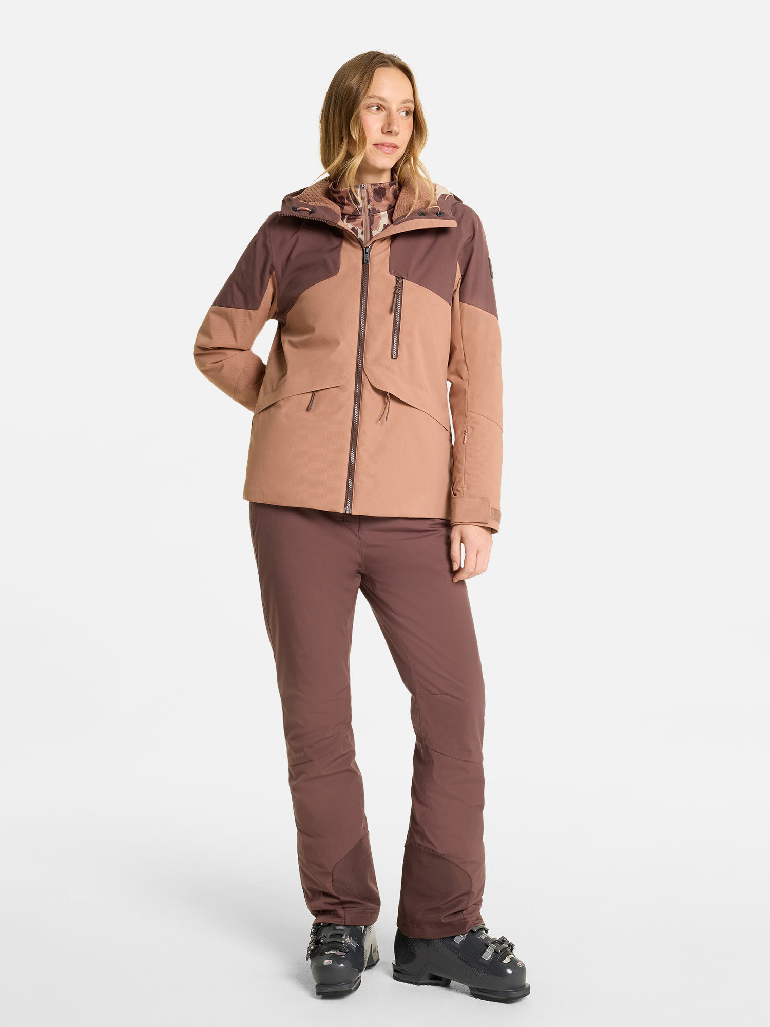 Ziener TILLA-Z pants lady Skihose Damen braun