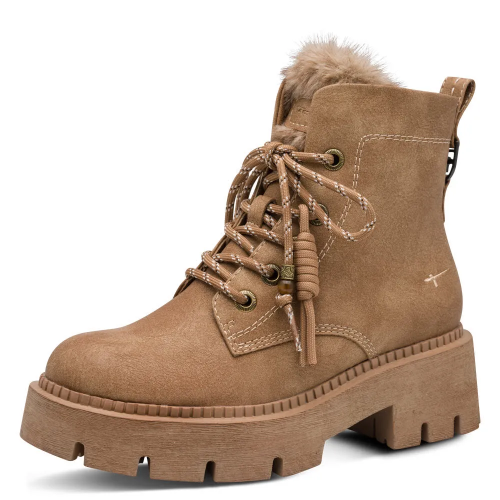 Tamaris Damen Stiefel Stiefelette braun