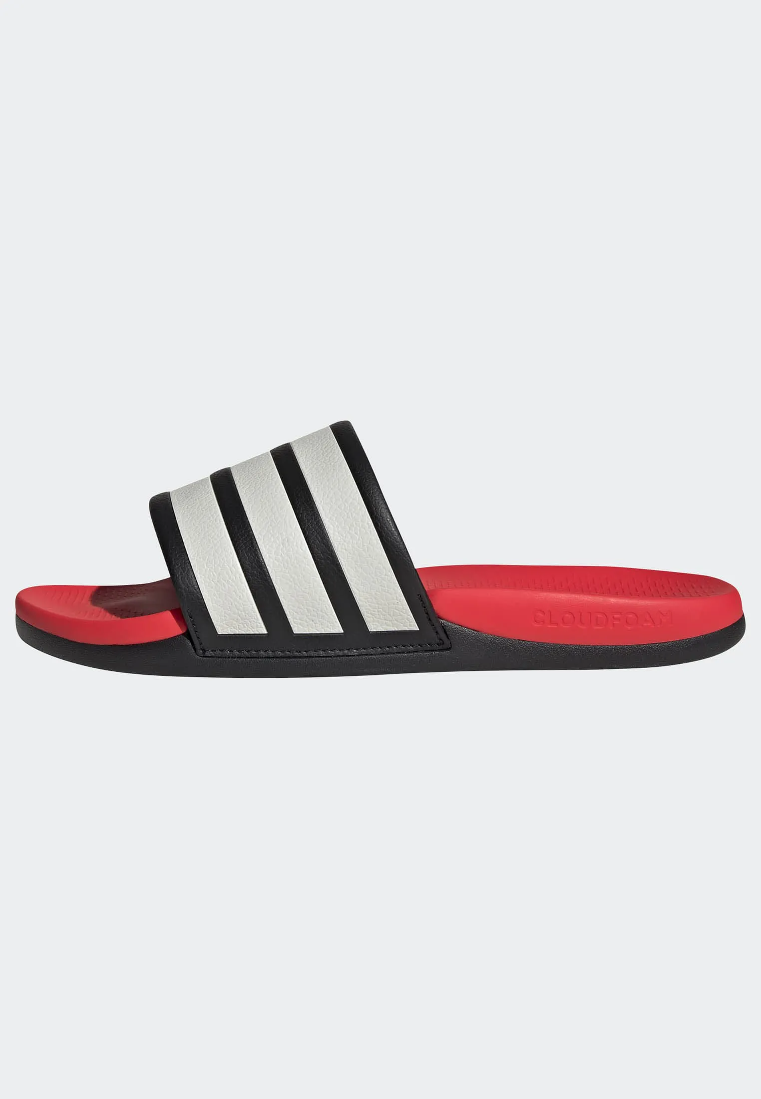 adidas ADILETTE COMFORT 2.0 Unisex Badelatschen schwar/rot/weiß