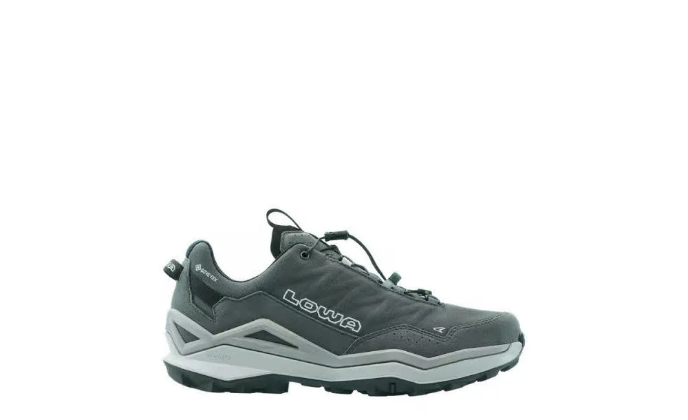 LOWA® MADDOX PRO GTX LO SL Herren Wanderschuhe Trekkingschuhe Low grau/grau