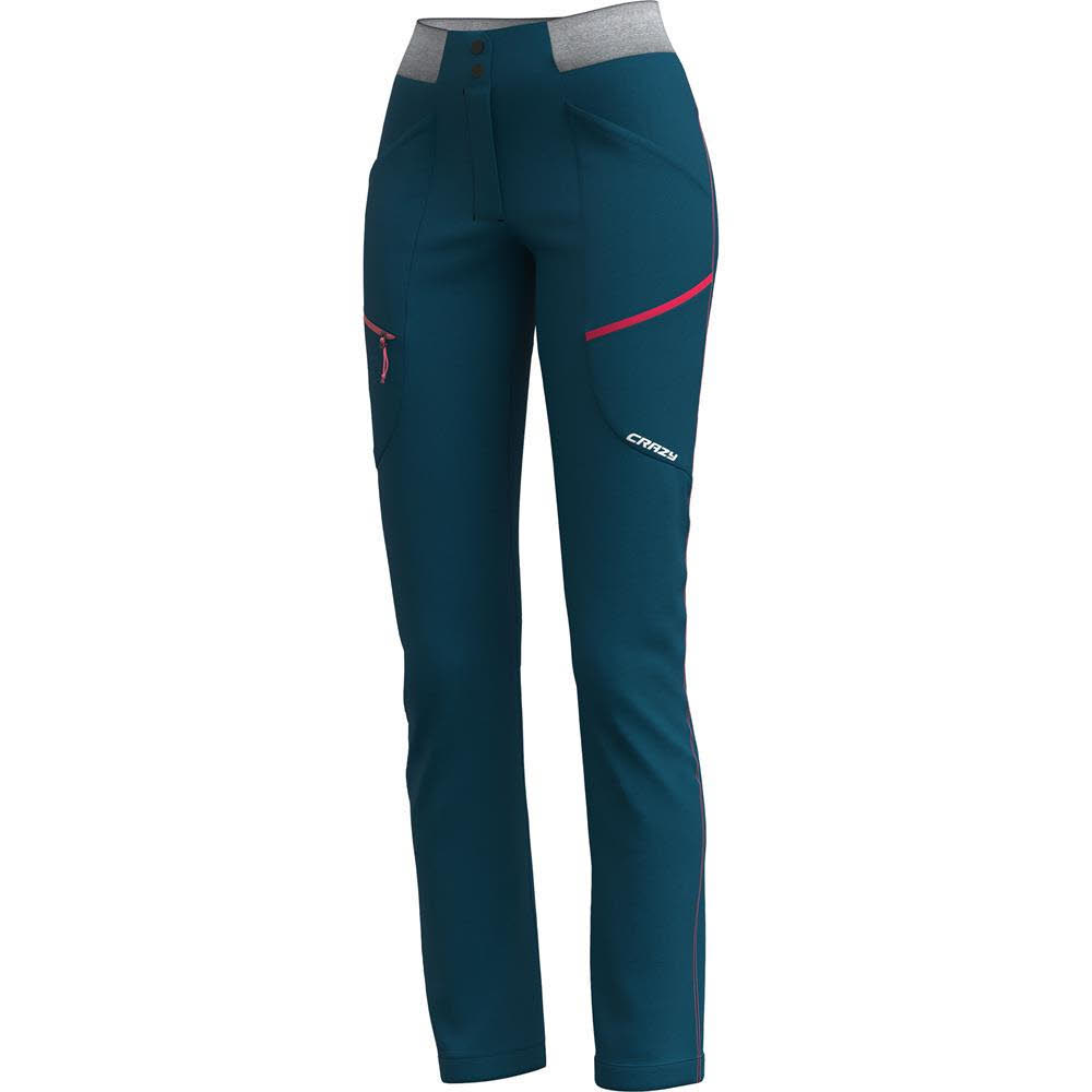 Crazy Idea PANT TRAVERSE WOMAN Trekkinghose Wanderhose Damen blau