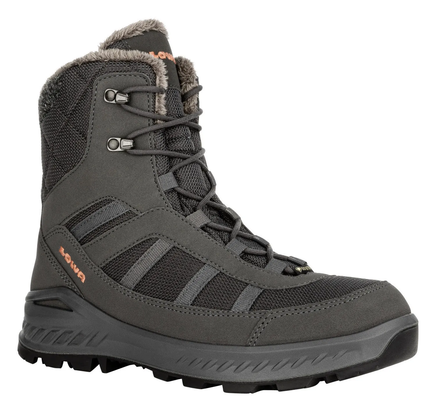 Lowa TRIDENT III GTX Ws Damen Winterboots Winterstiefel anthrazit/mandarine